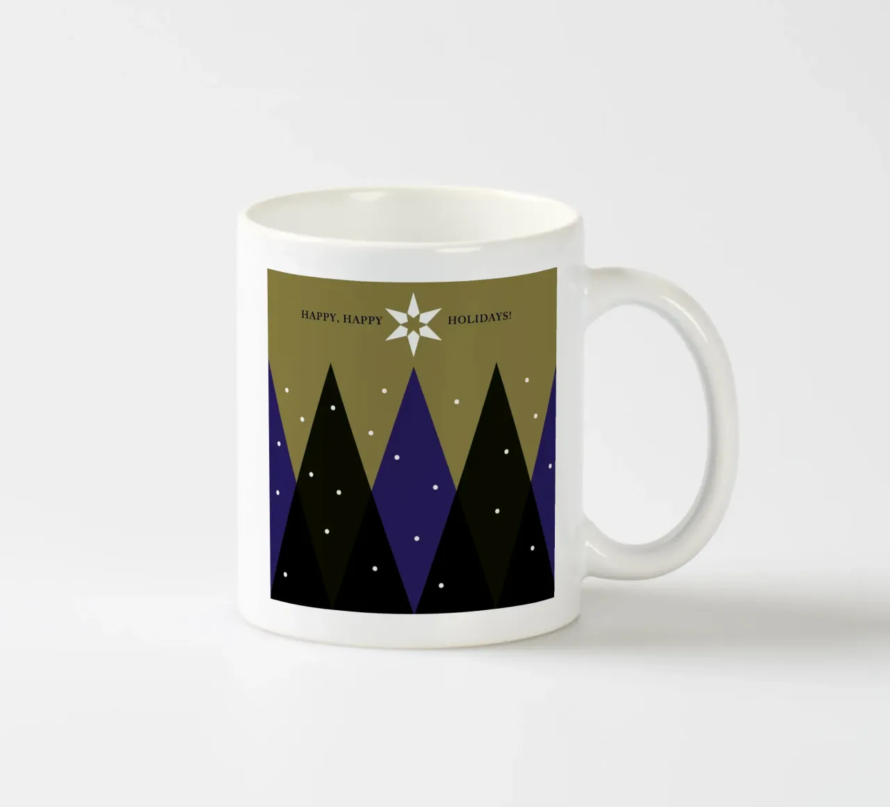 Happy, Happy Holidays tazza in ceramica da Bo Lundberg