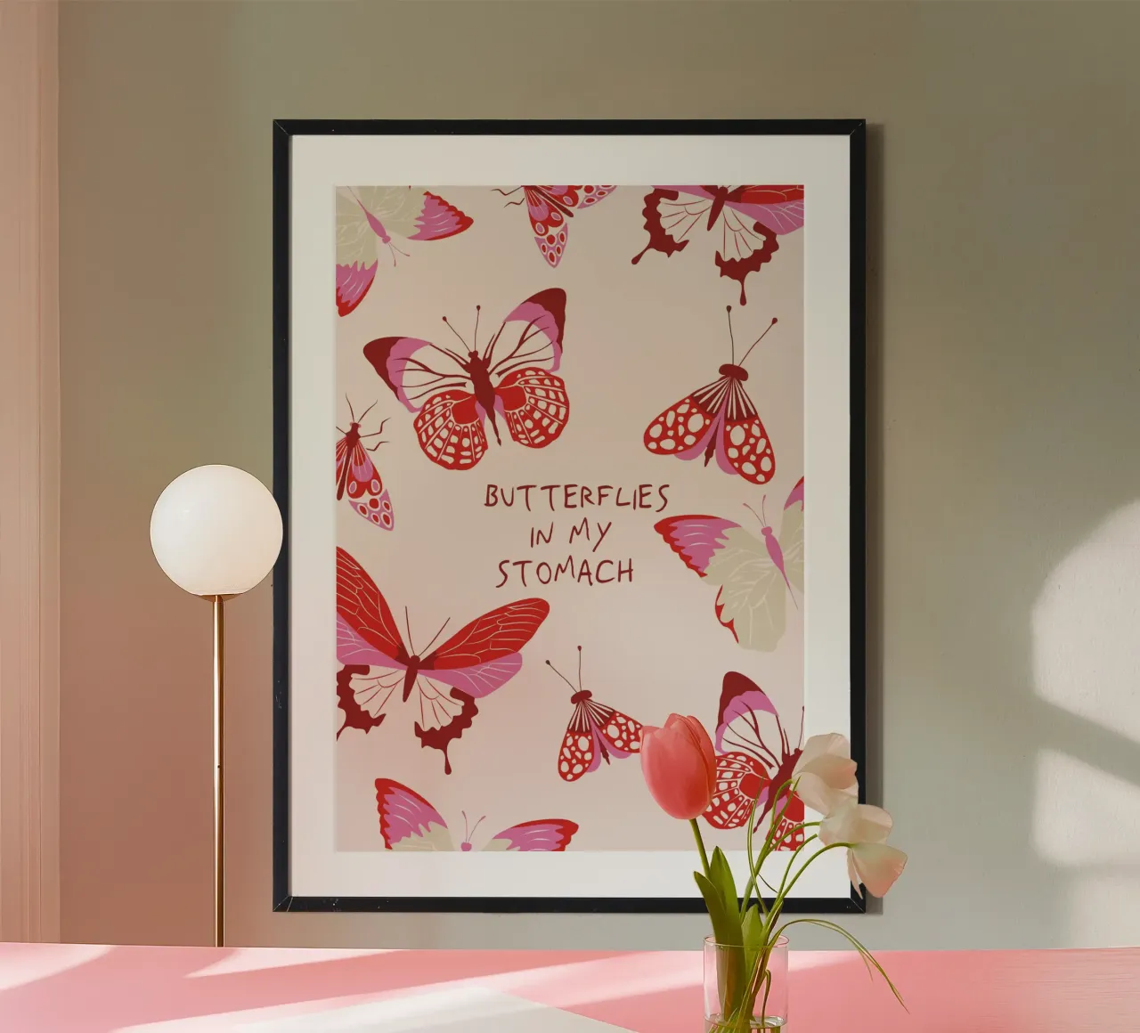 Butterflies In My Stomach poster da Retro Love