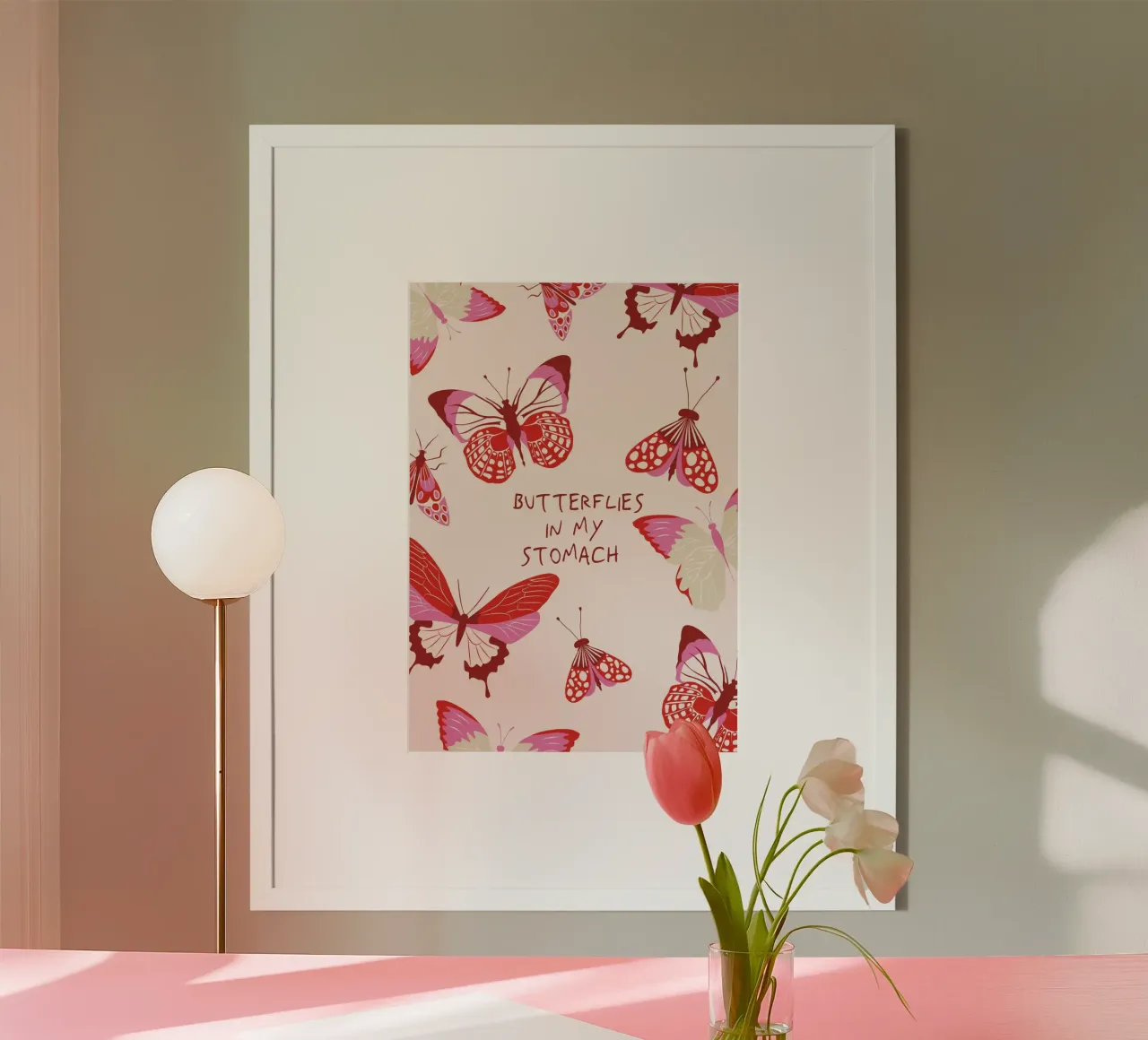 Butterflies In My Stomach poster da Retro Love