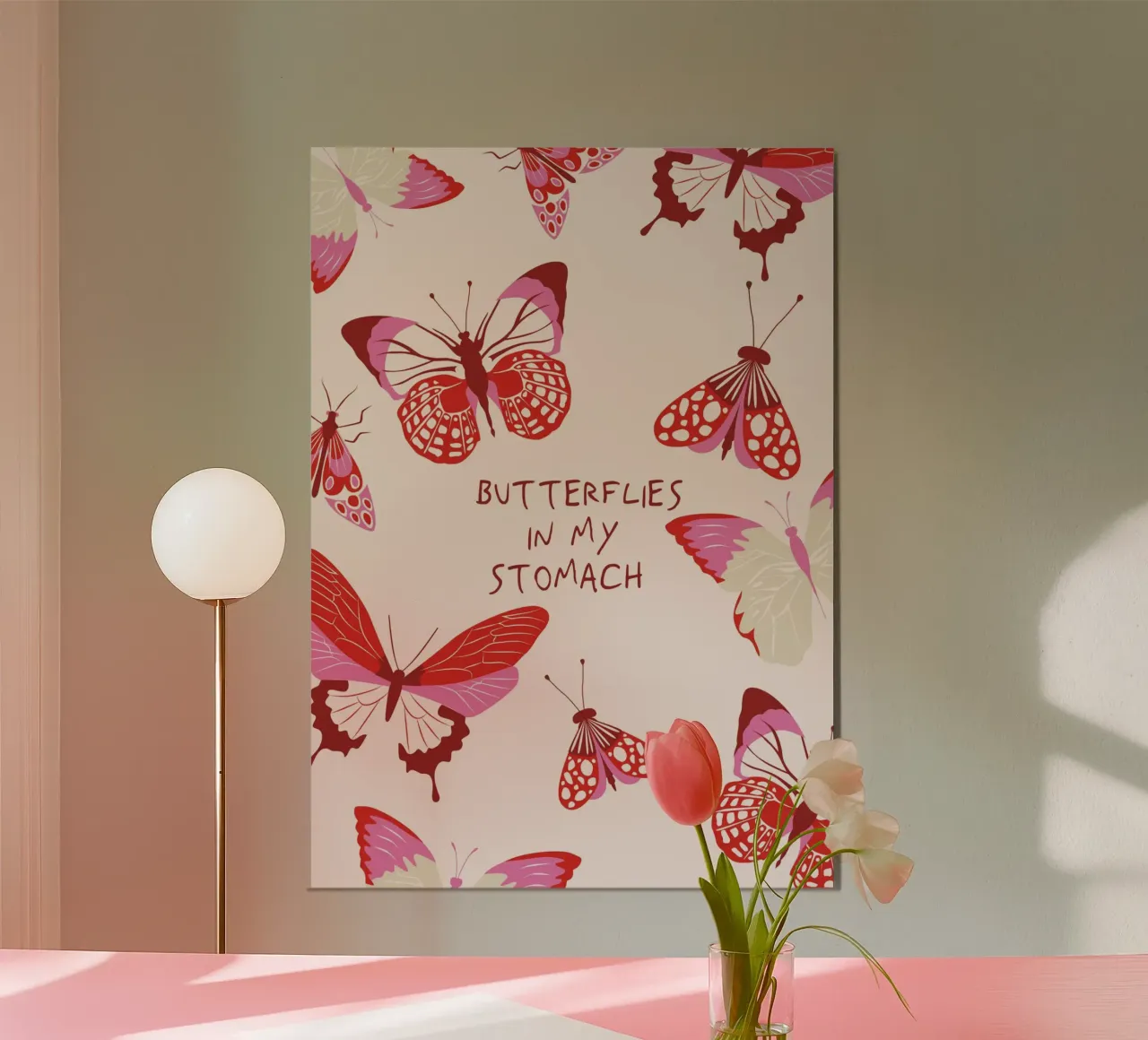 Butterflies In My Stomach poster da Retro Love