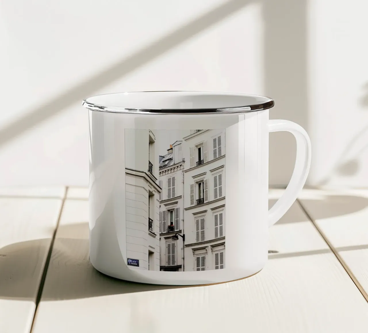 Windows Supreme tazza in smalto da Babett Schultze