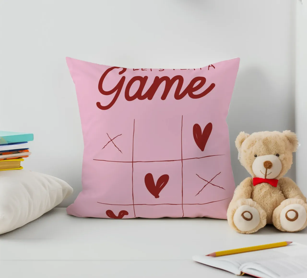 Lets Play A Game cuscino da Retro Love