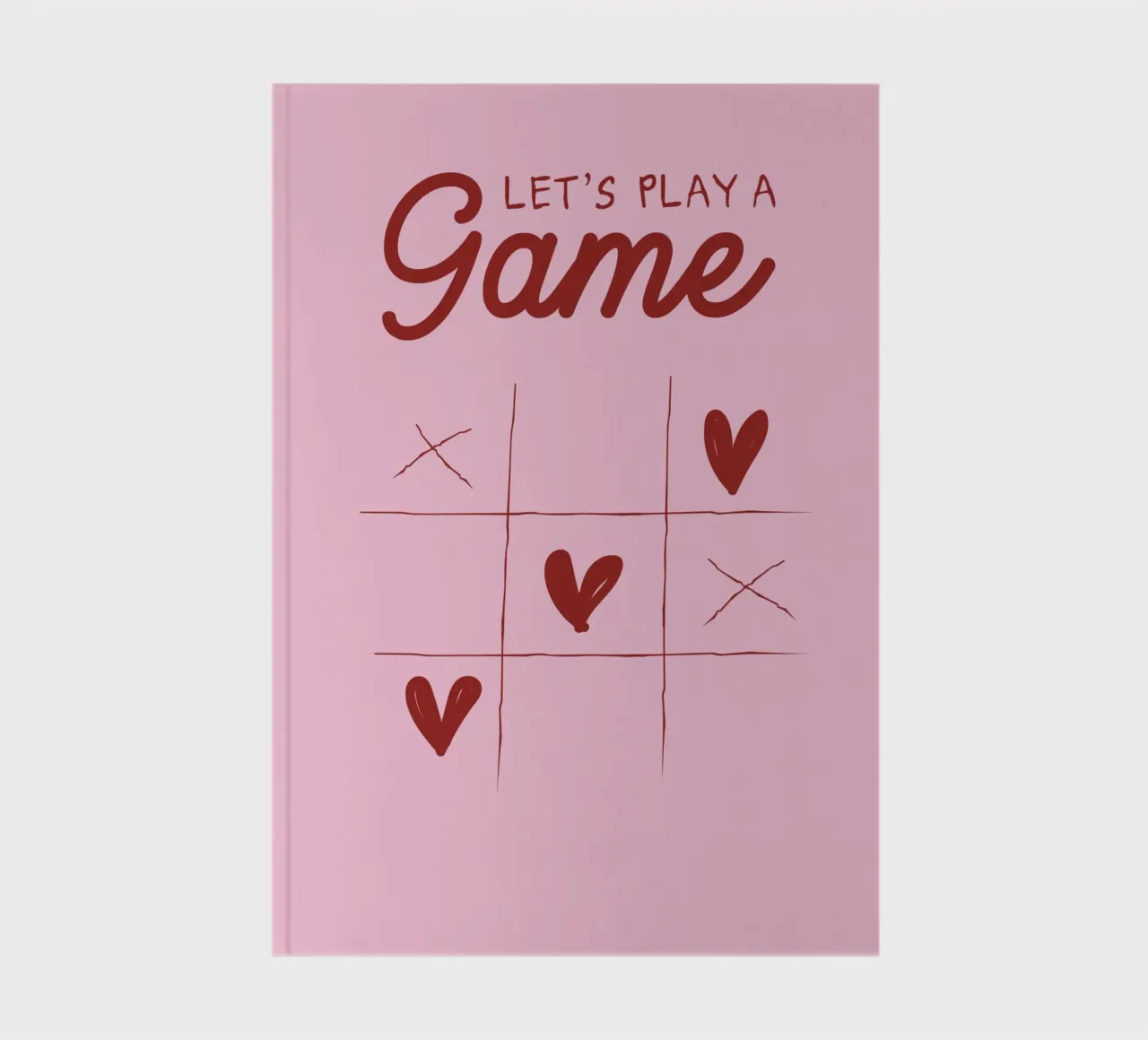 Lets Play A Game notebook by Retro Love