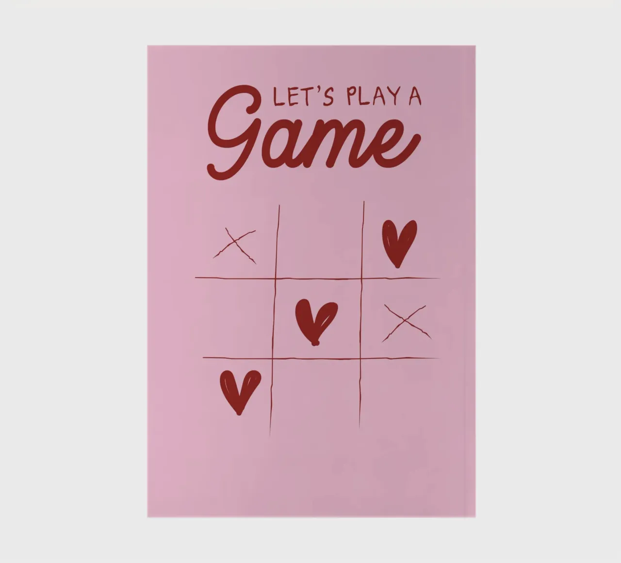 Lets Play A Game notebook by Retro Love