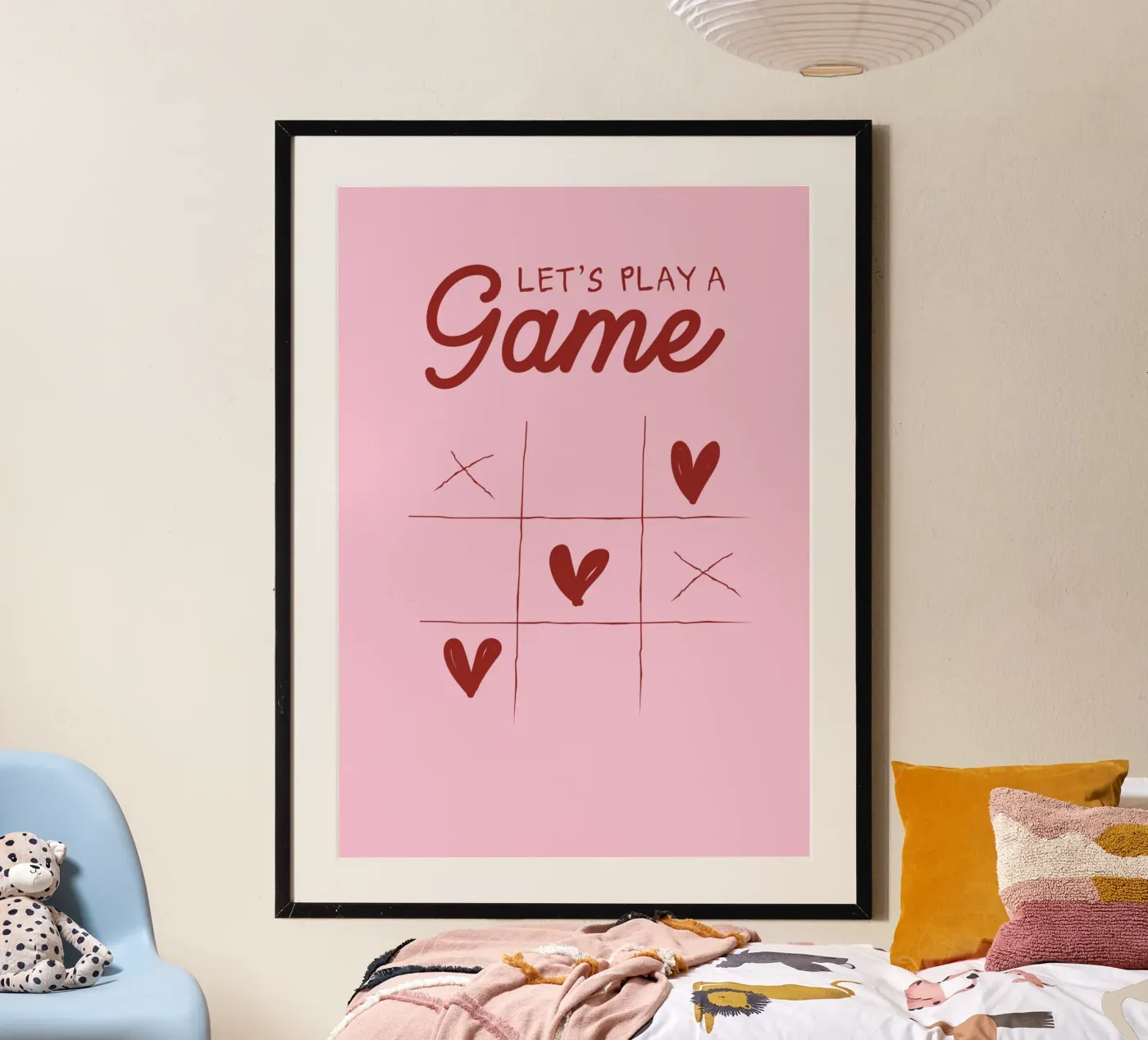 Lets Play A Game poster da Retro Love