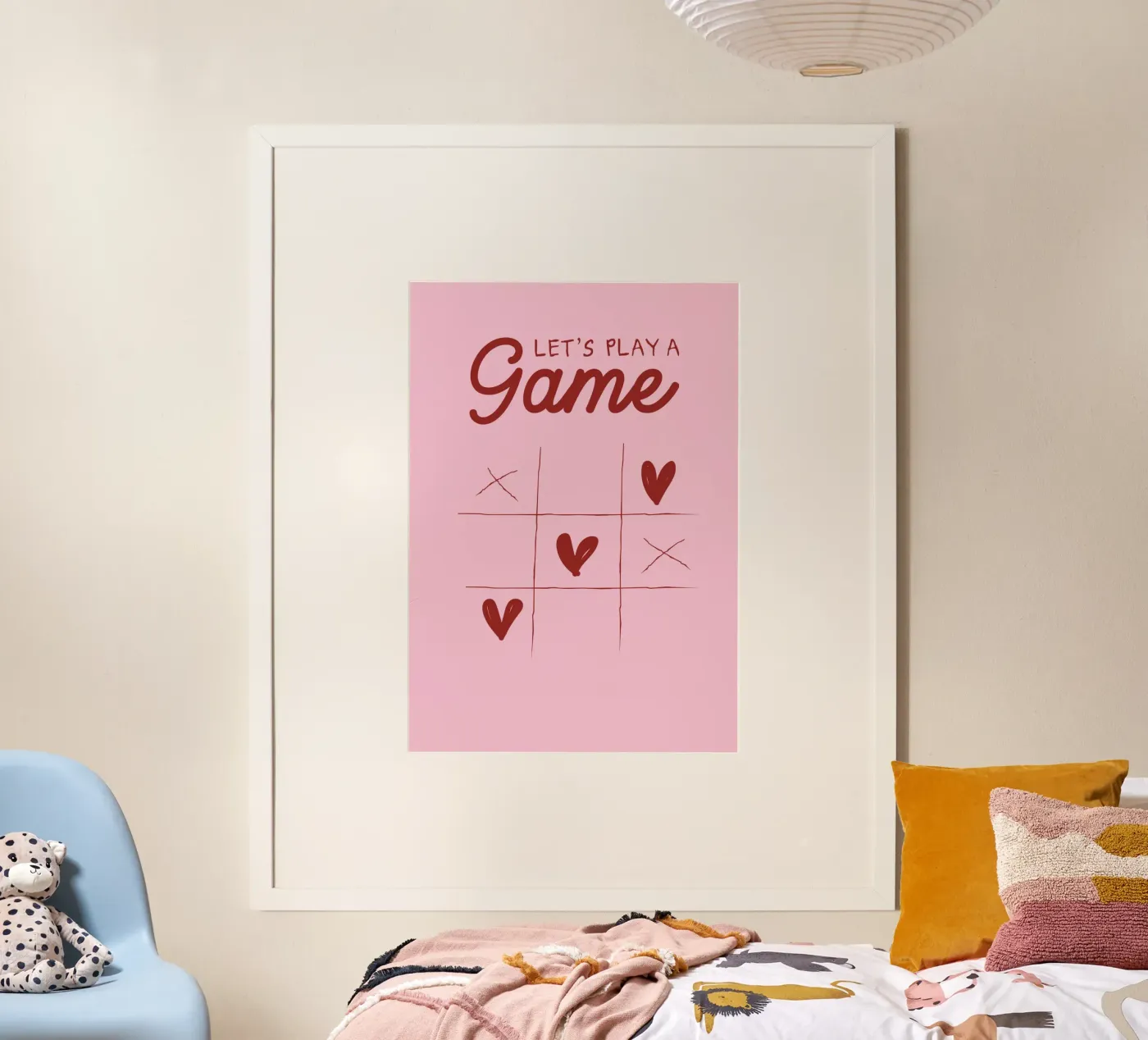 Lets Play A Game poster da Retro Love
