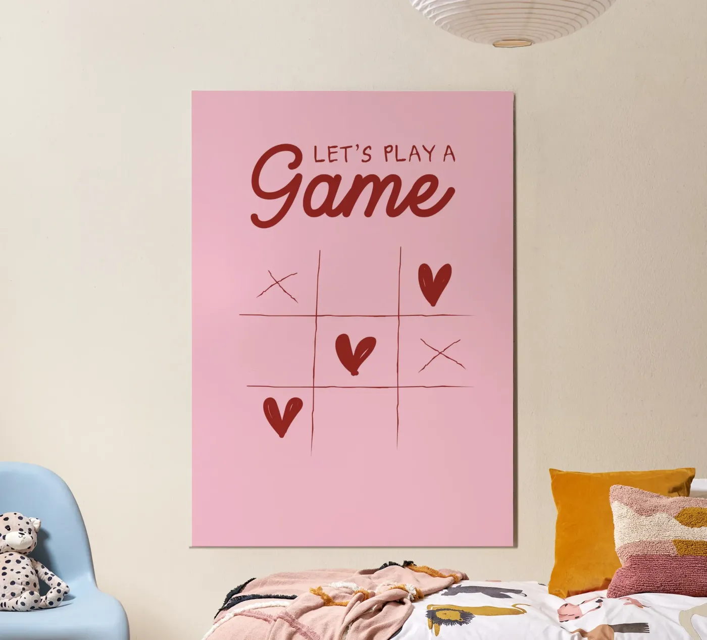 Lets Play A Game poster da Retro Love