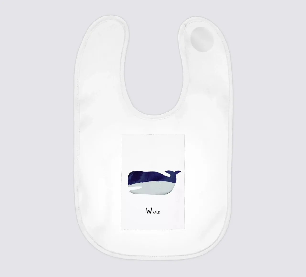 Whale bavaglino da Little Flourishes