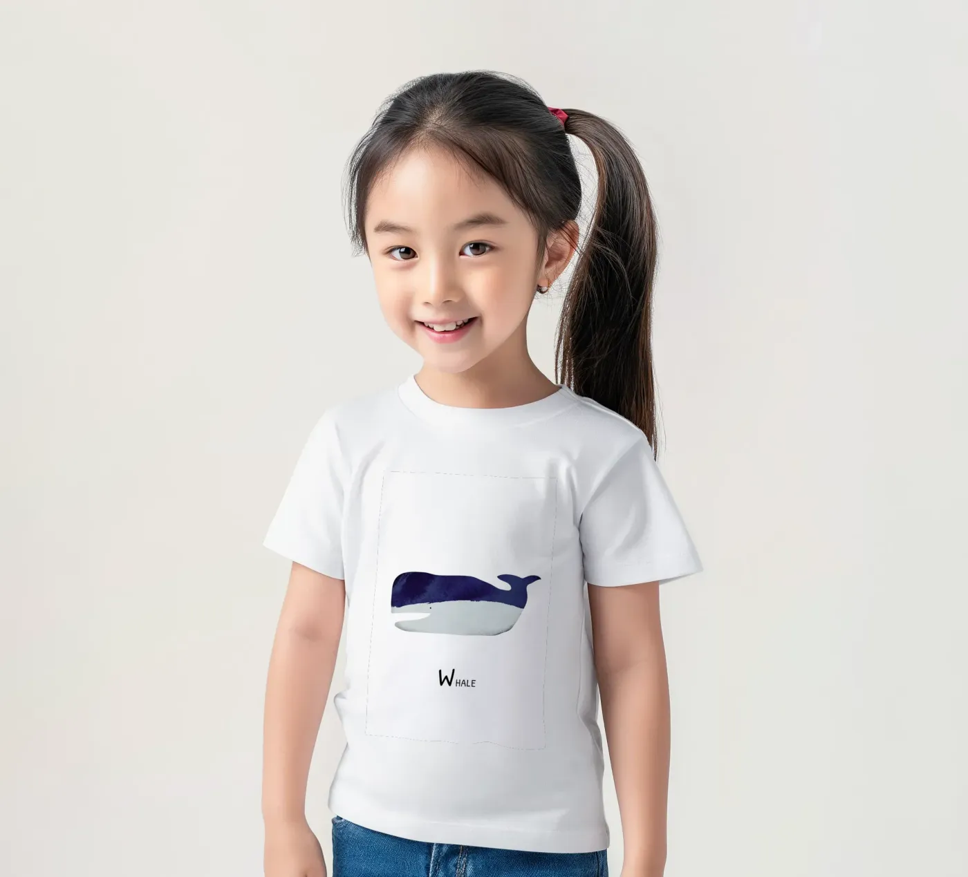 Whale t-shirt bambini da Little Flourishes