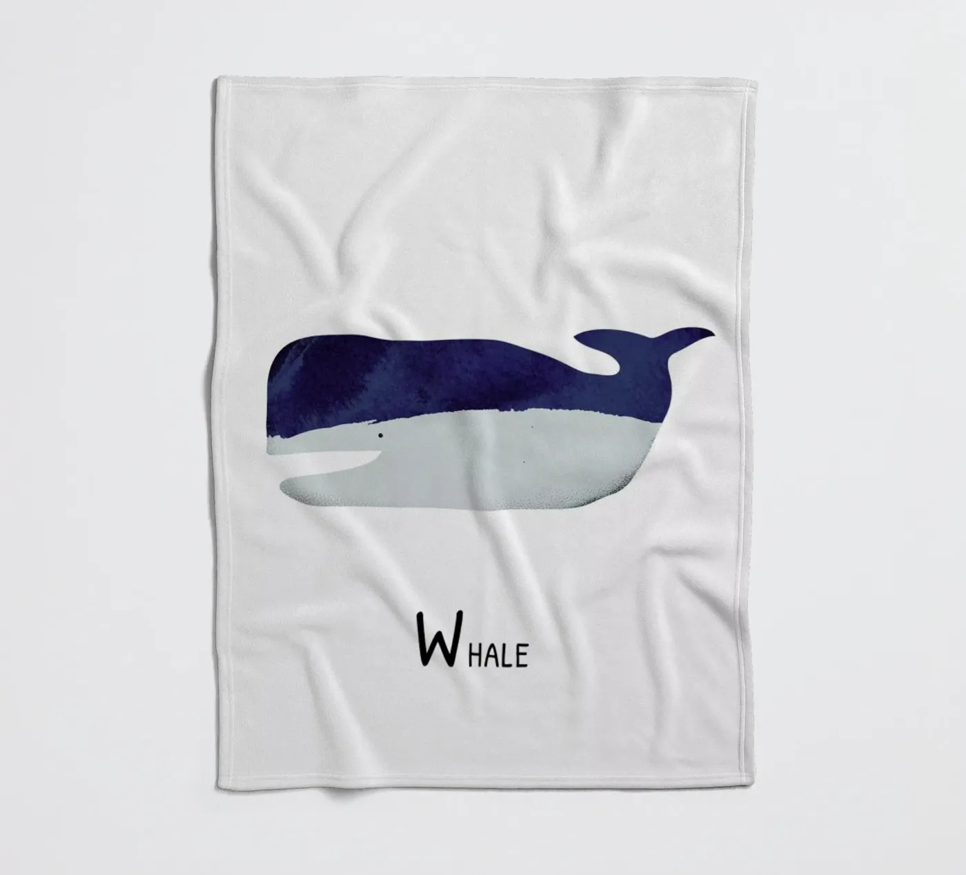 Whale fleecedeken van Little Flourishes