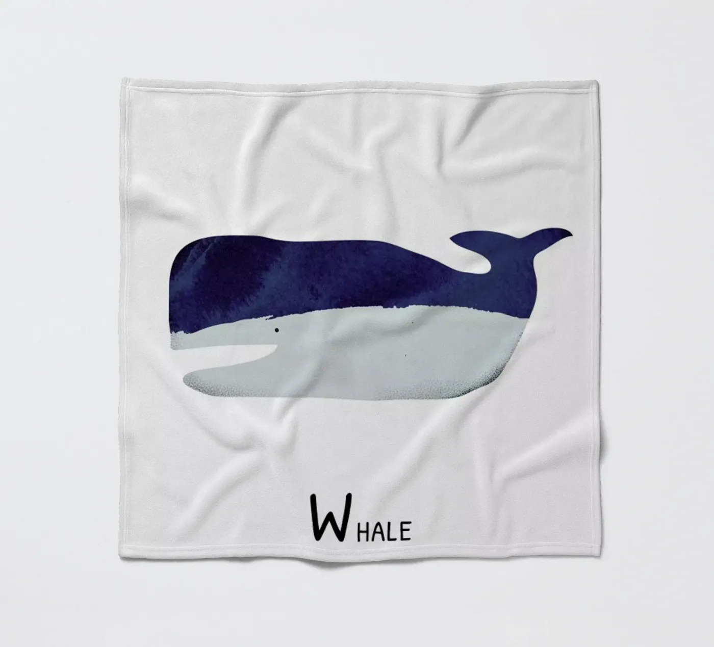 Whale fleecedeken van Little Flourishes