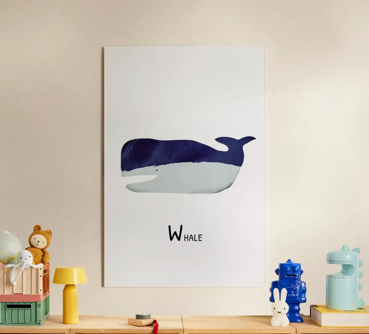 Whale plexiglass da Little Flourishes