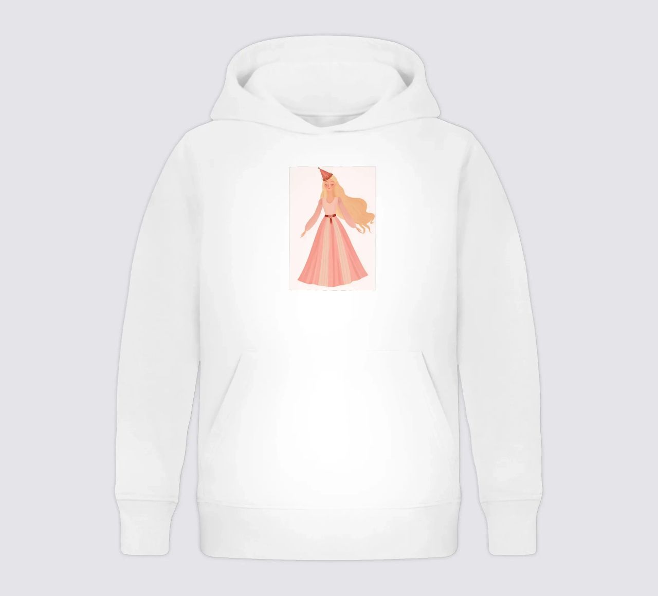 Princess Kinderkamer Muurkunst, Kinder Poster kinder hoodie van Little Lola