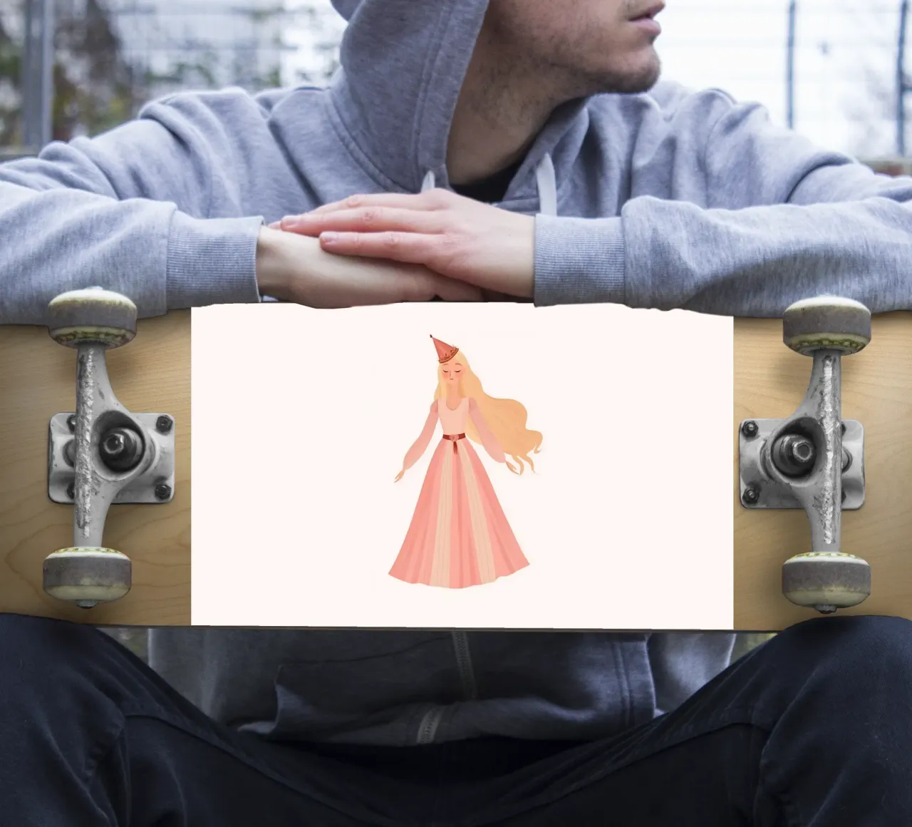 Princess Kinderkamer Muurkunst, Kinder Poster sticker van Little Lola