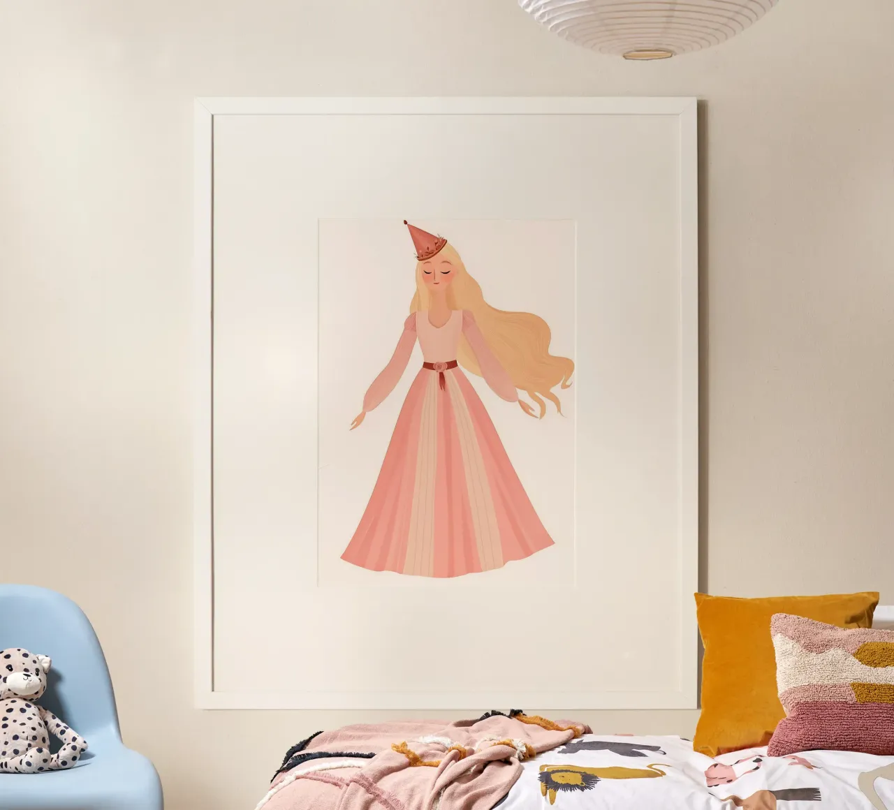 Princess Nursery Wall Art, Kids Poster hahnemühle by Little Lola