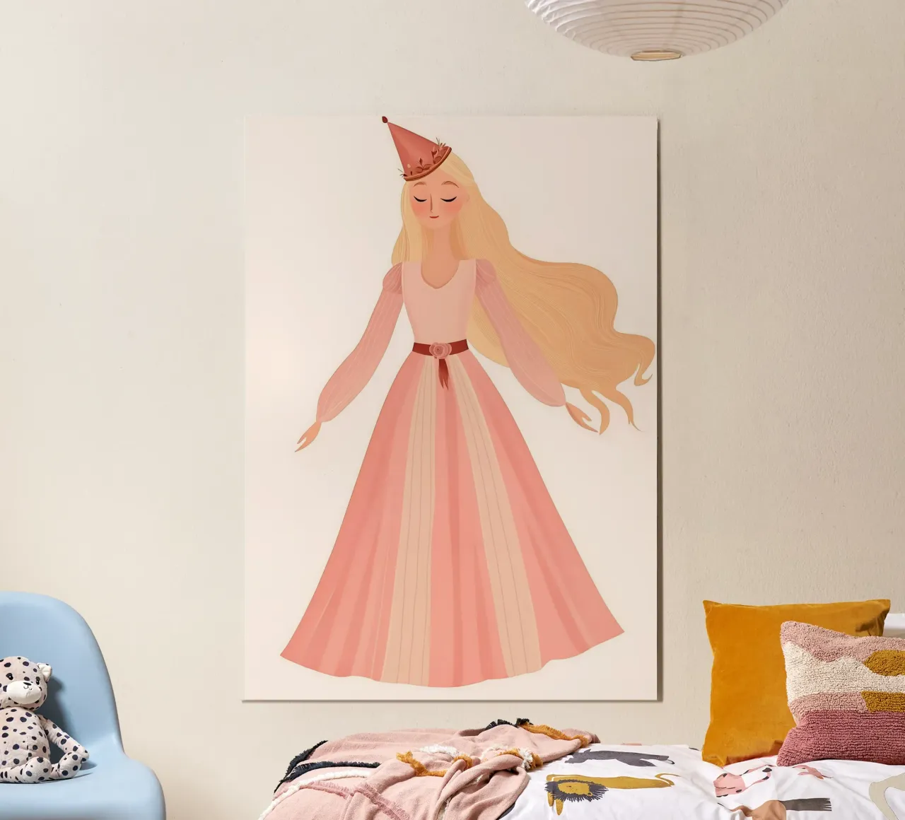 Princess Nursery Wall Art, Kids Poster hahnemühle by Little Lola