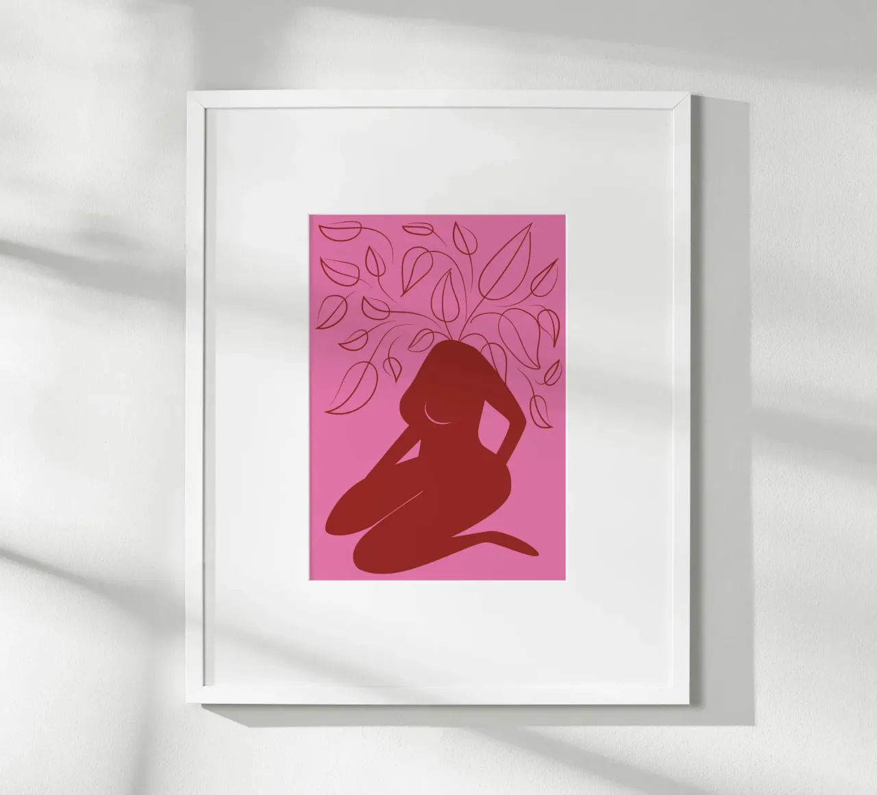 Female Silhouette poster by Retro Love