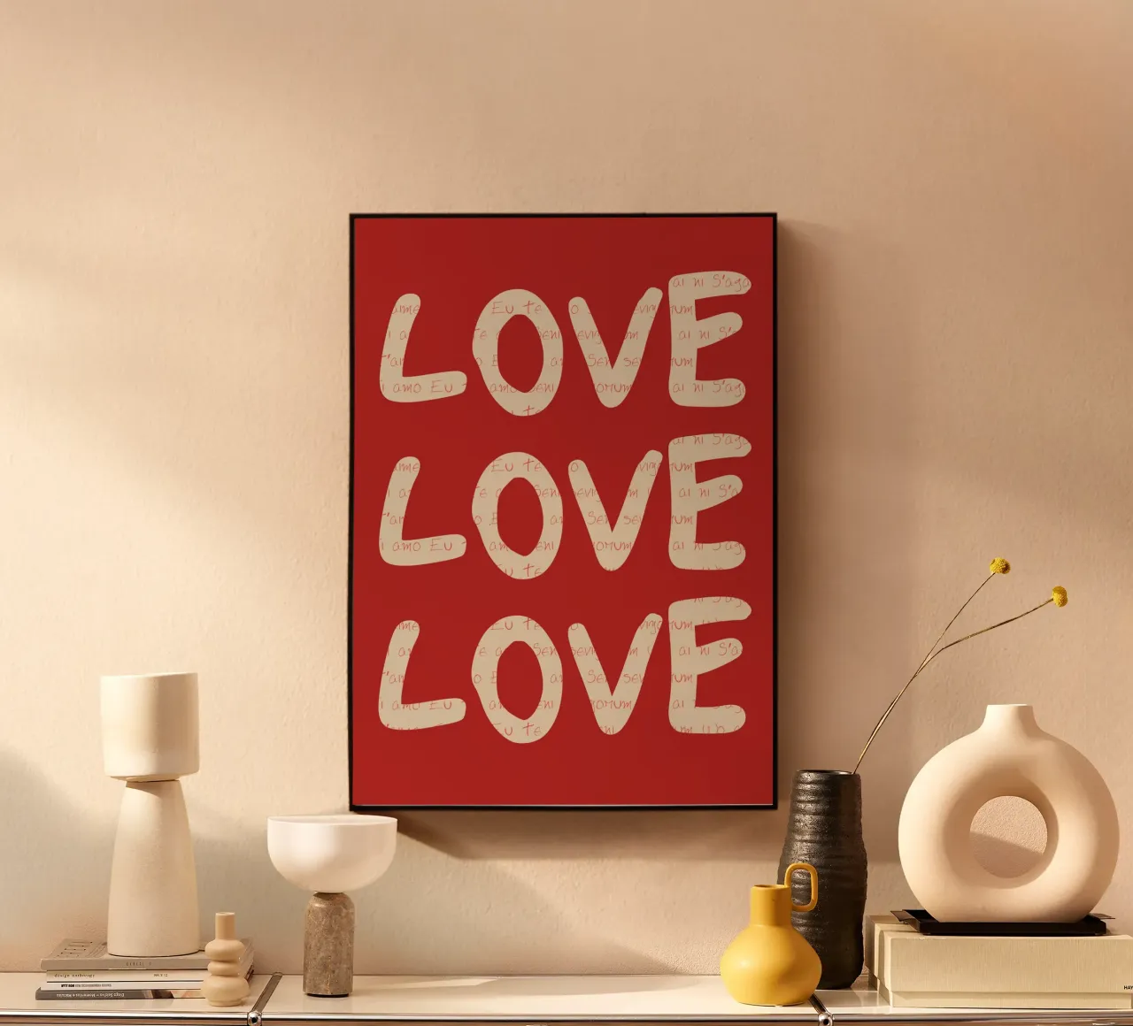 Red Love plexiglass da Retro Love