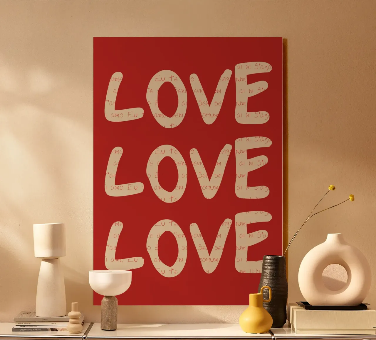 Red Love plexiglass da Retro Love