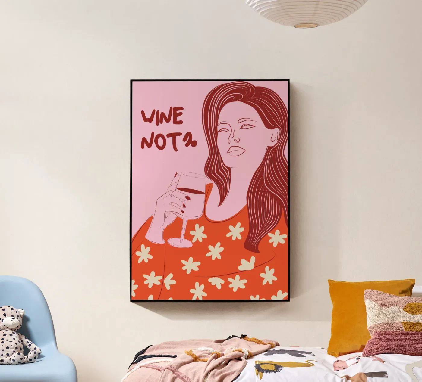 Wine Not? plexiglas de Retro Love