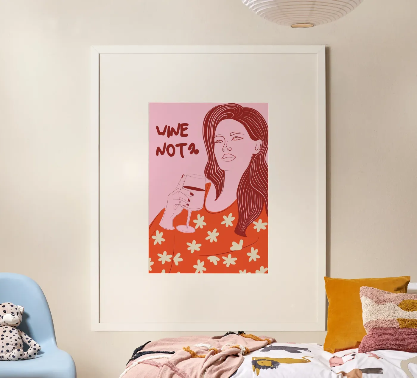 Wine Not? Poster von Retro Love