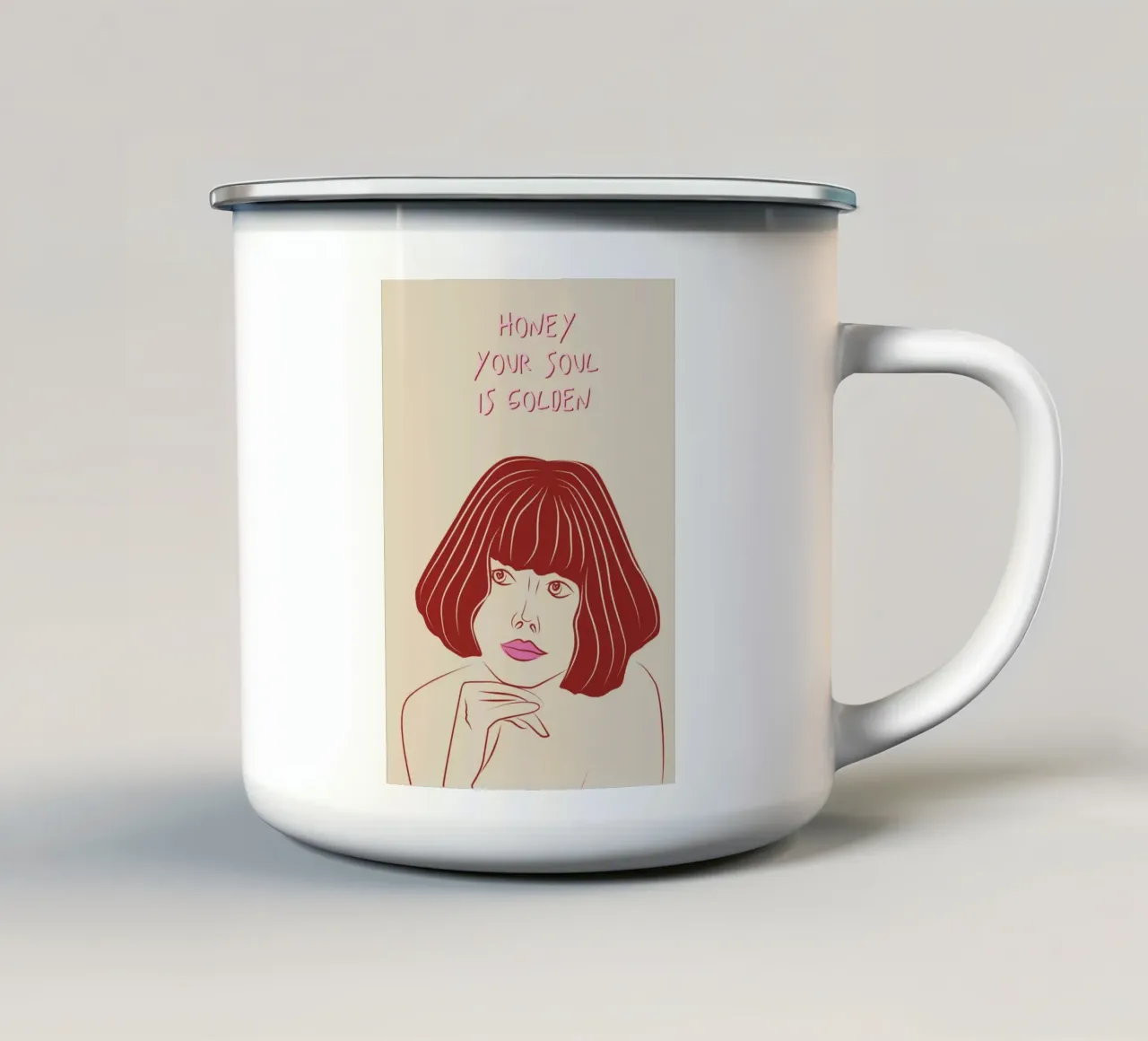 Golden Soul tazza in smalto da Retro Love