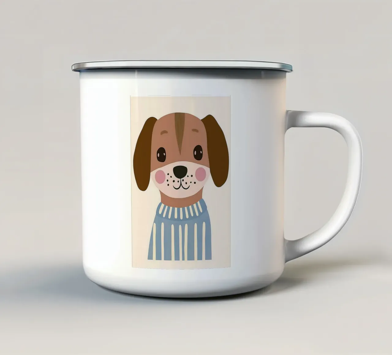 nursery wall art, kids room prints, playroom decor enamel mug by Little Lola