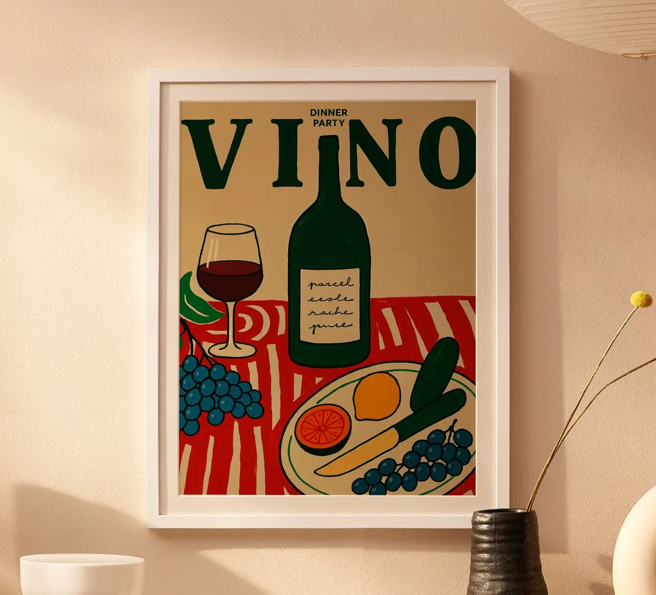Vino poster da NORDLICHT DESIGNS