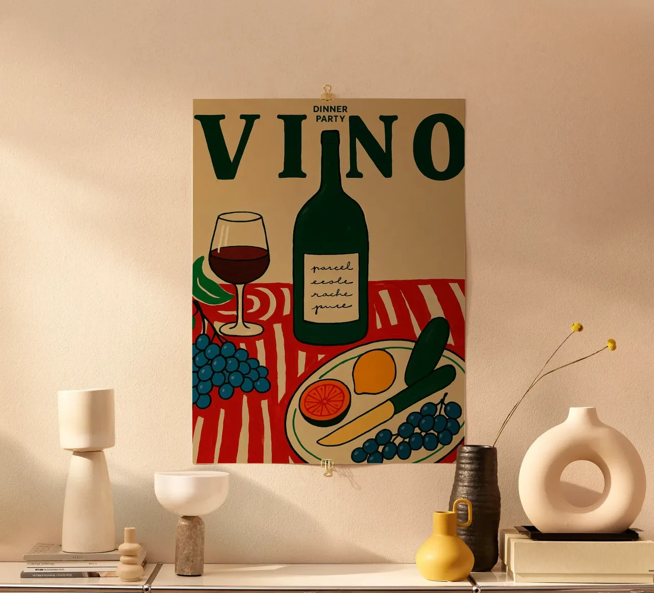 Vino poster da NORDLICHT DESIGNS