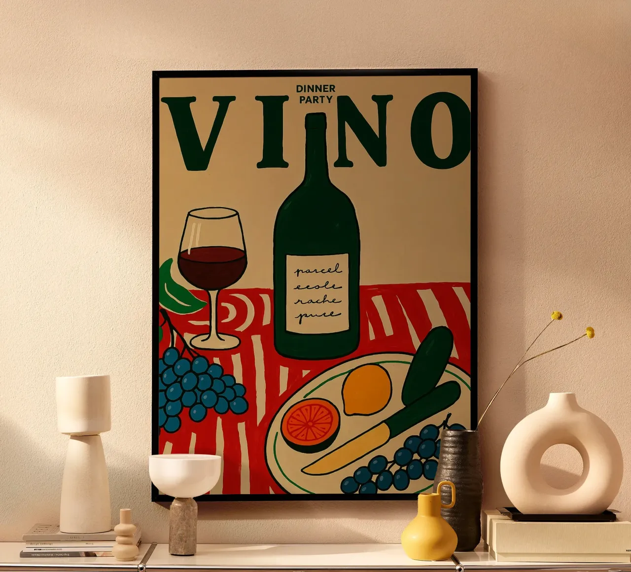 Vino poster da NORDLICHT DESIGNS