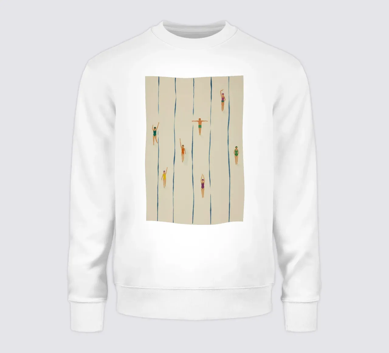 Swimming felpa da NORDLICHT DESIGNS