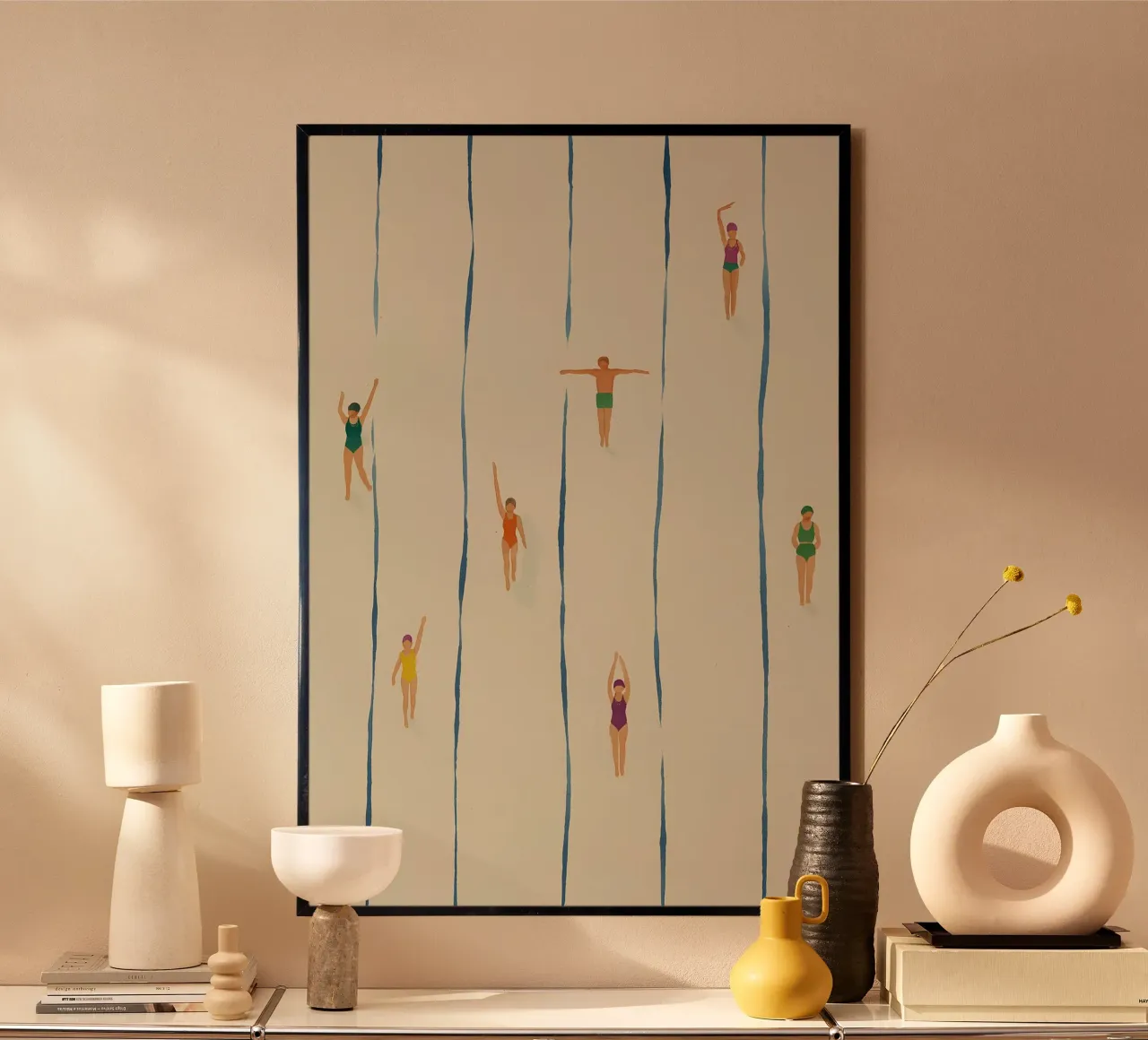 Swimming Poster von NORDLICHT DESIGNS