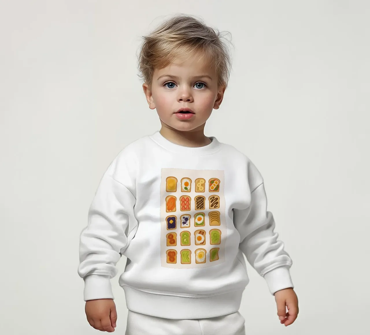 Toasts baby sweatshirt by NORDLICHT DESIGNS