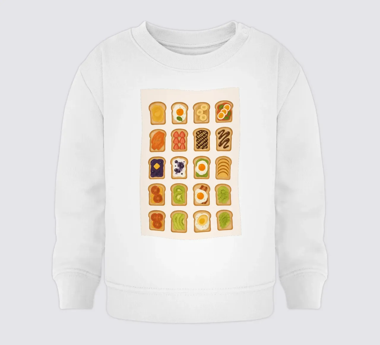 Toasts felpa neonato da NORDLICHT DESIGNS