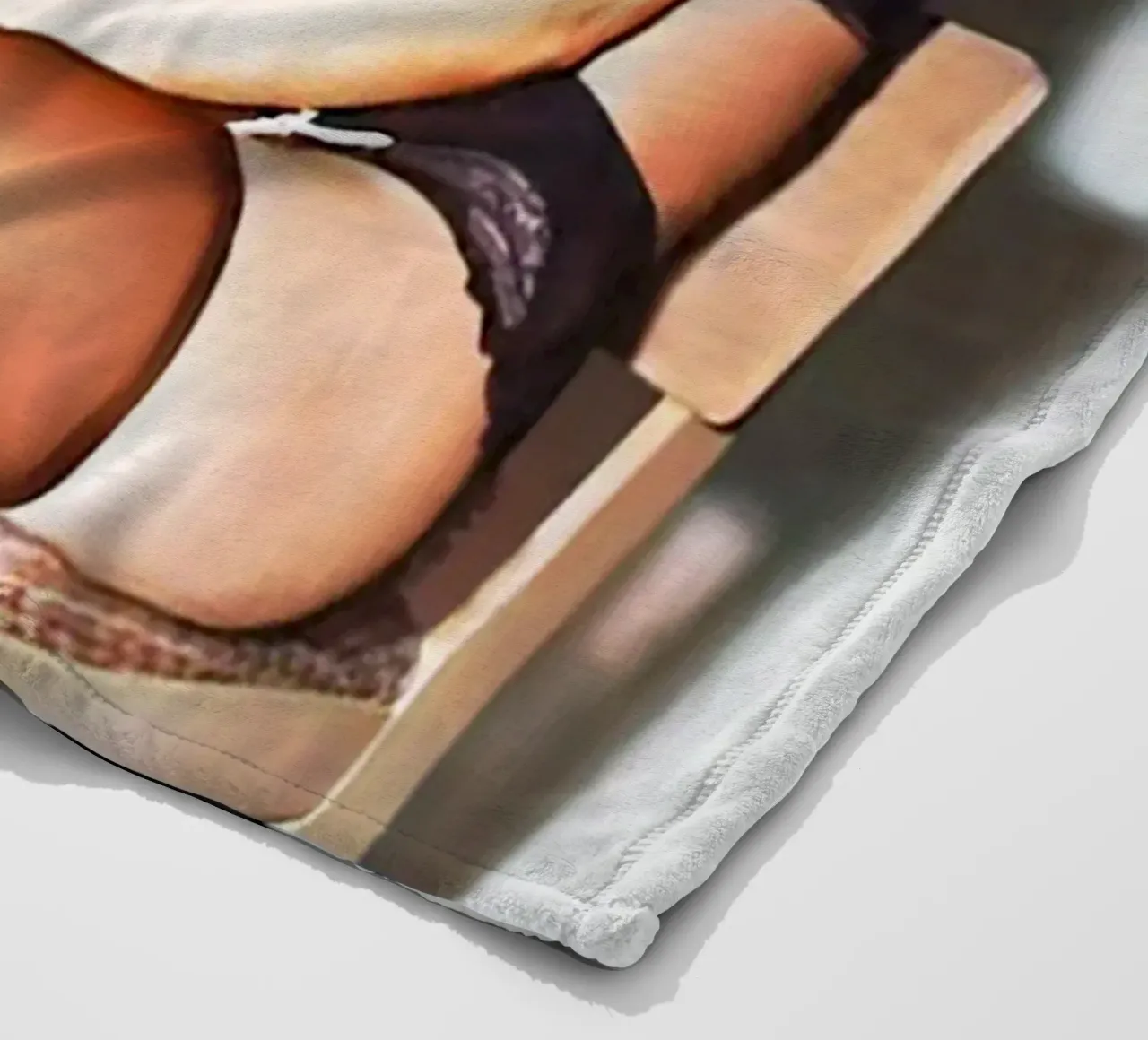 Un passo avanti con l'arte retrò vintage di Miss Bettie Page coperta in pile da rangginangs