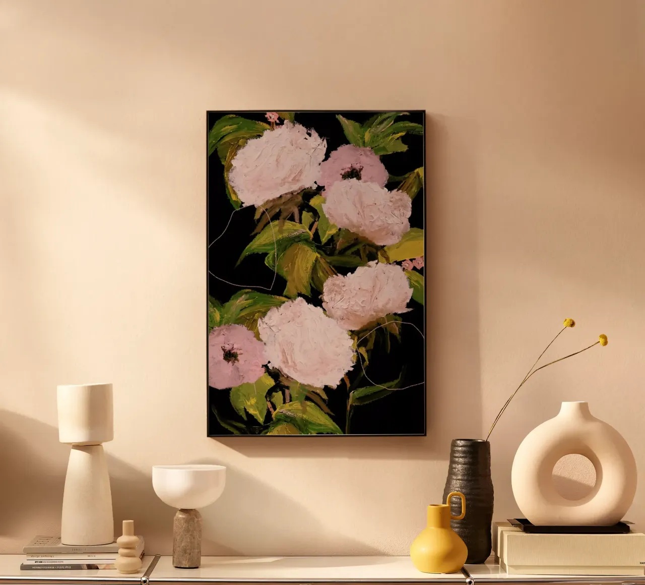 Peonies 2 plexiglass da Leigh Viner