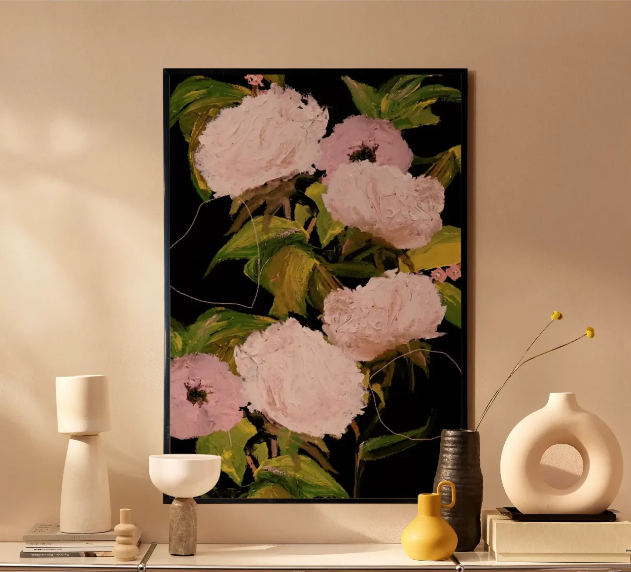 Peonies 2 poster da Leigh Viner