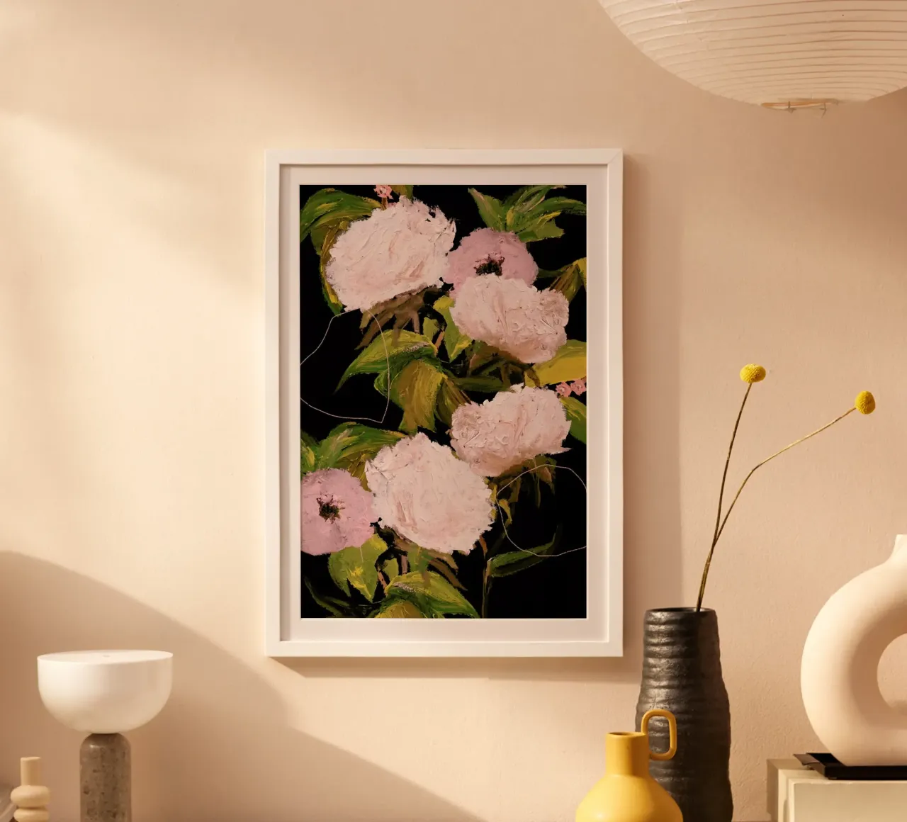 Peonies 2 poster da Leigh Viner