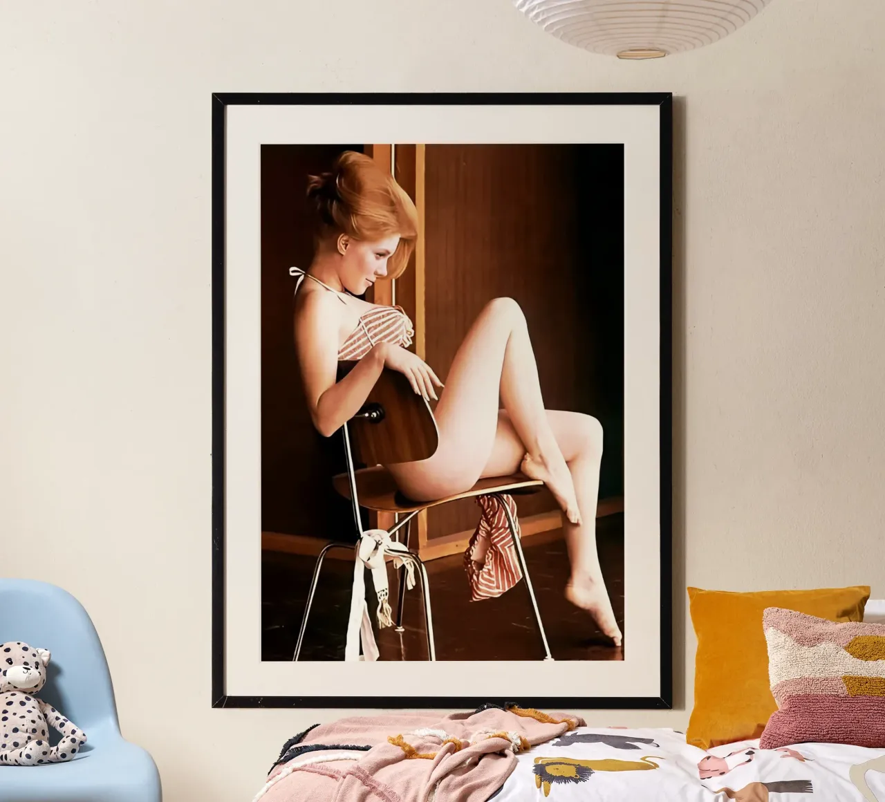 Buon venerdì mattina da Miss Melba Ogle Vintage Retro Art poster con telaio in alluminio da rangginangs