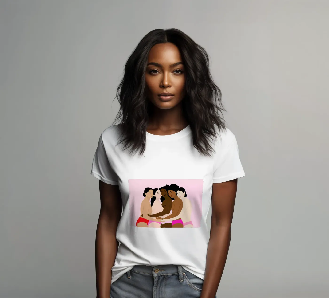 Unity Version 2 women's fitted t-shirt by Céleste Wallaert
