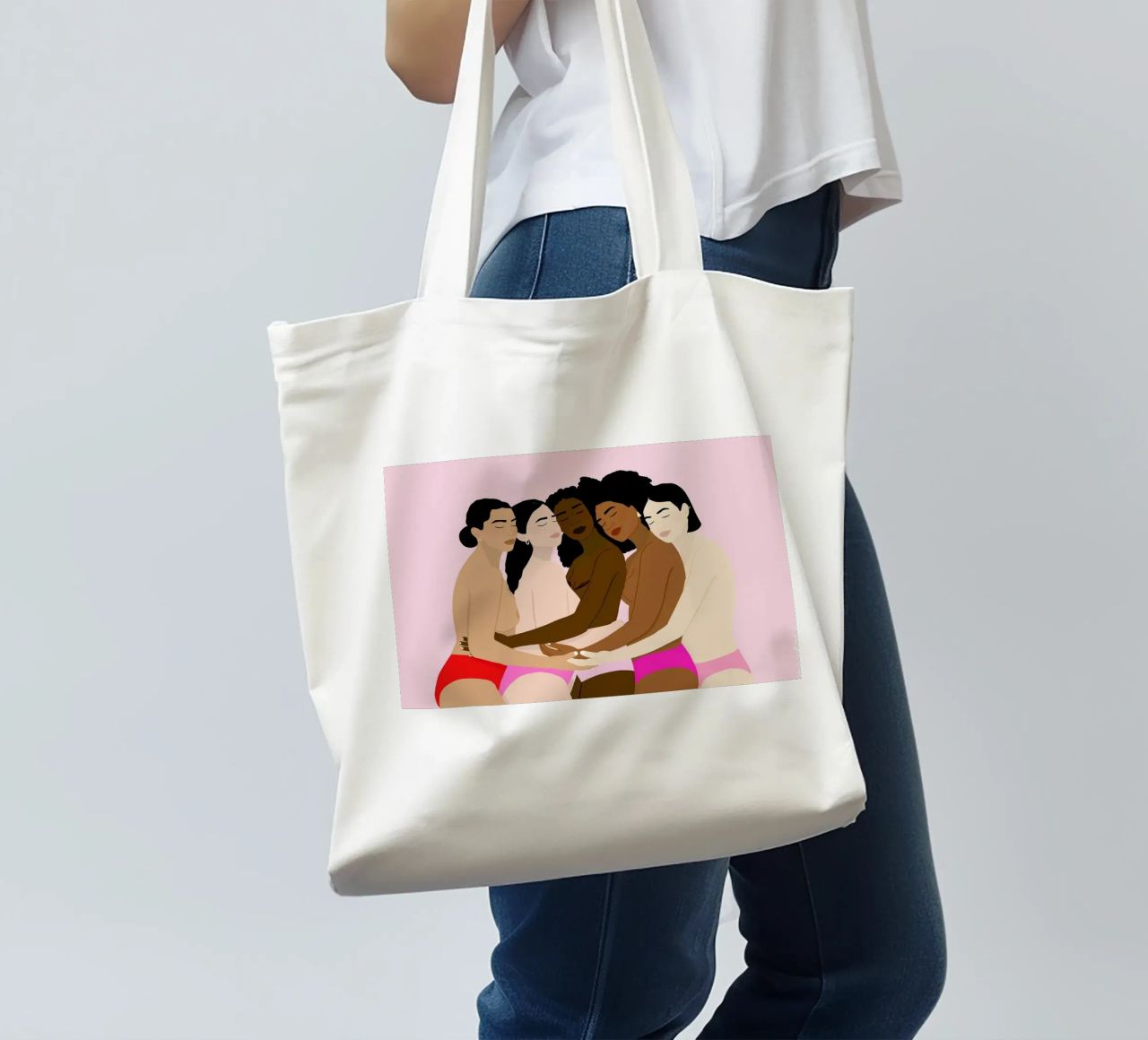 Unity Version 2 borsa in juta da Céleste Wallaert