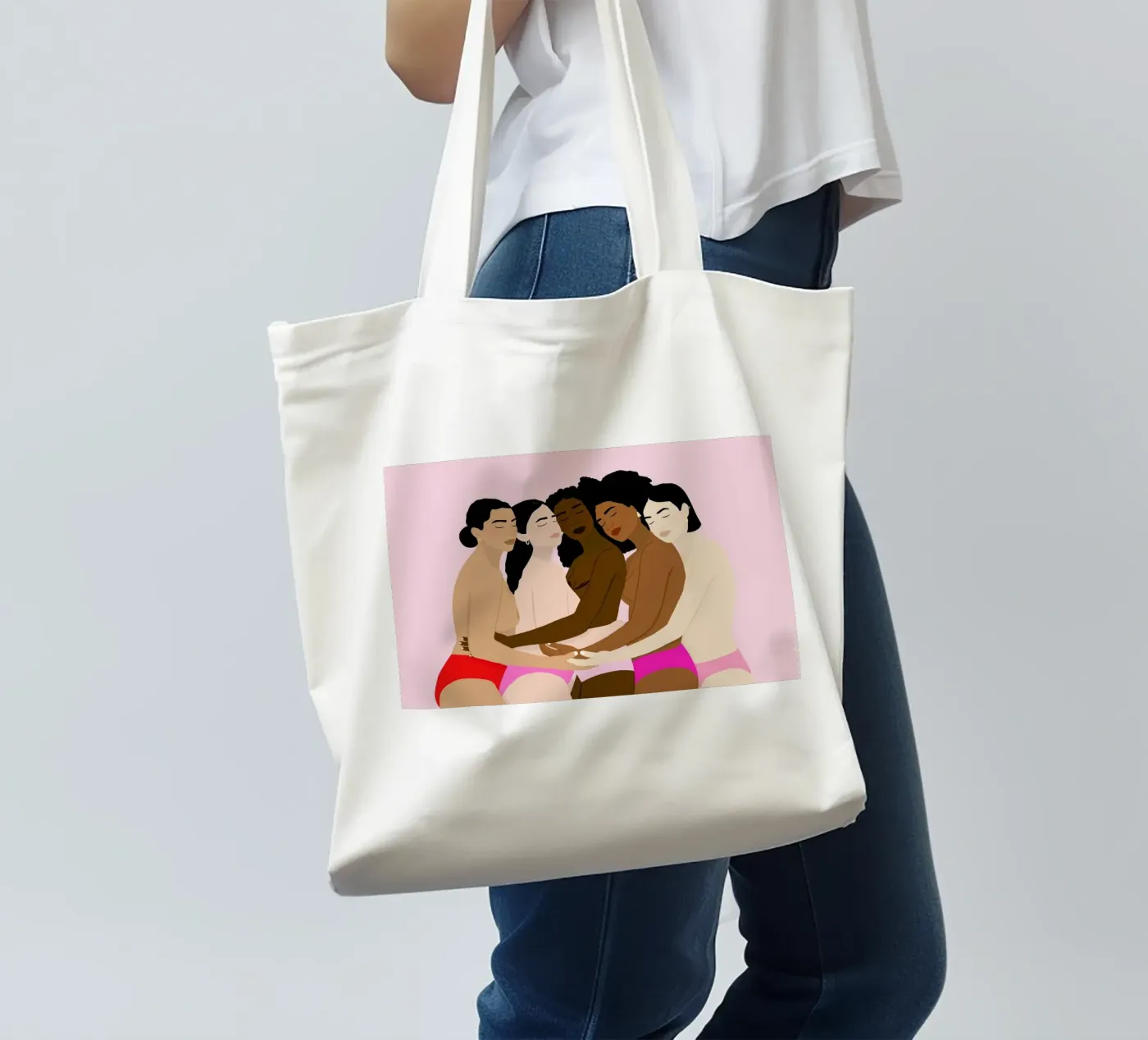 Unity Version 2 borsa in juta da Céleste Wallaert