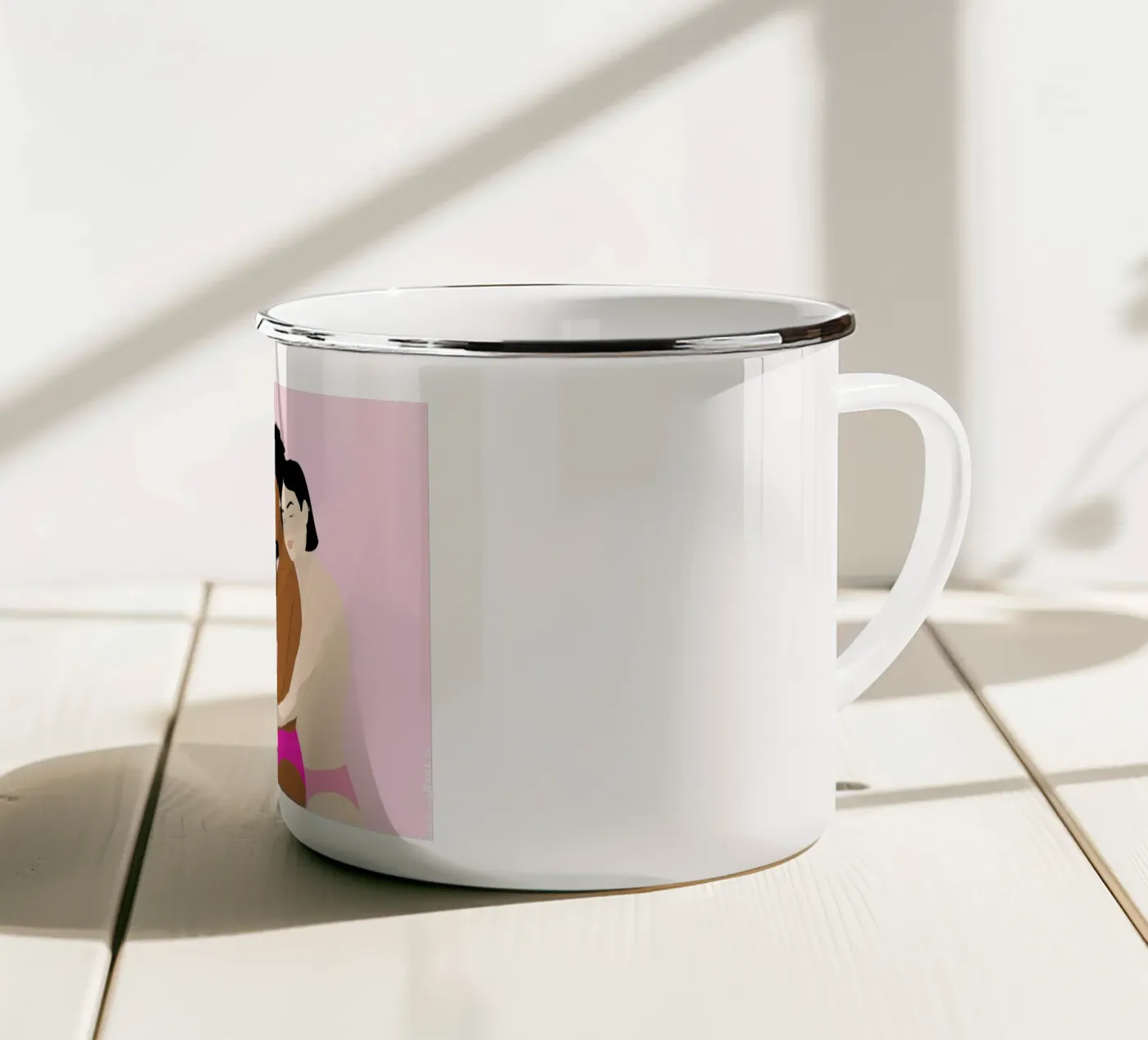 Unity Version 2 emaille mok van Céleste Wallaert