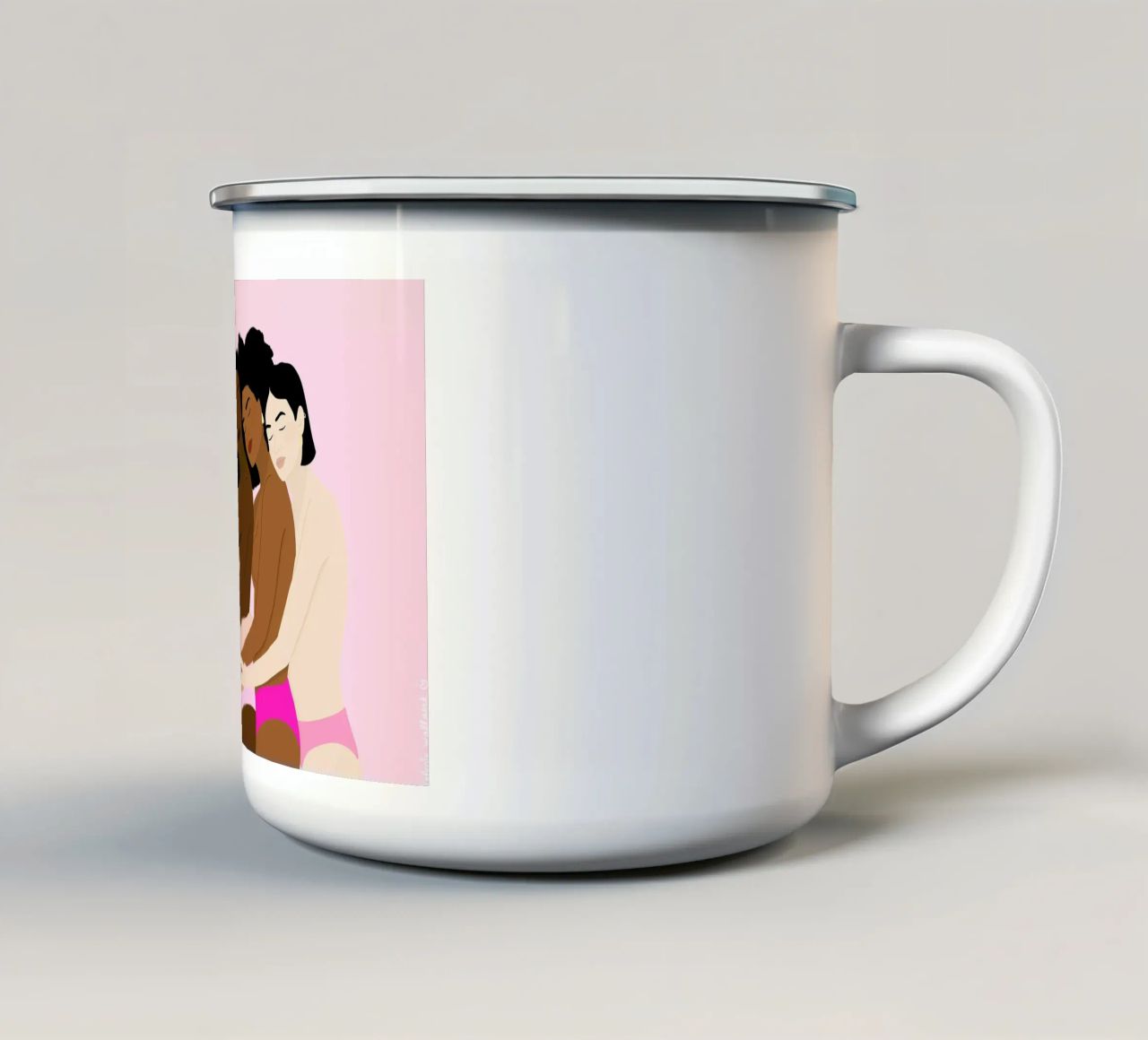 Unity Version 2 tazza in smalto da Céleste Wallaert