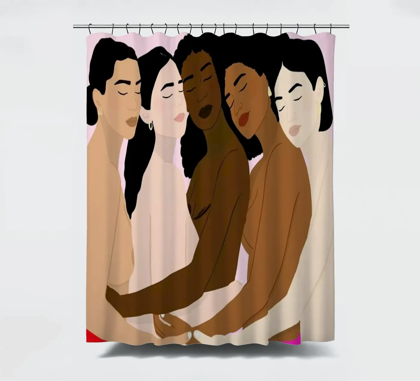 Unity Version 2 douchegordijn van Céleste Wallaert