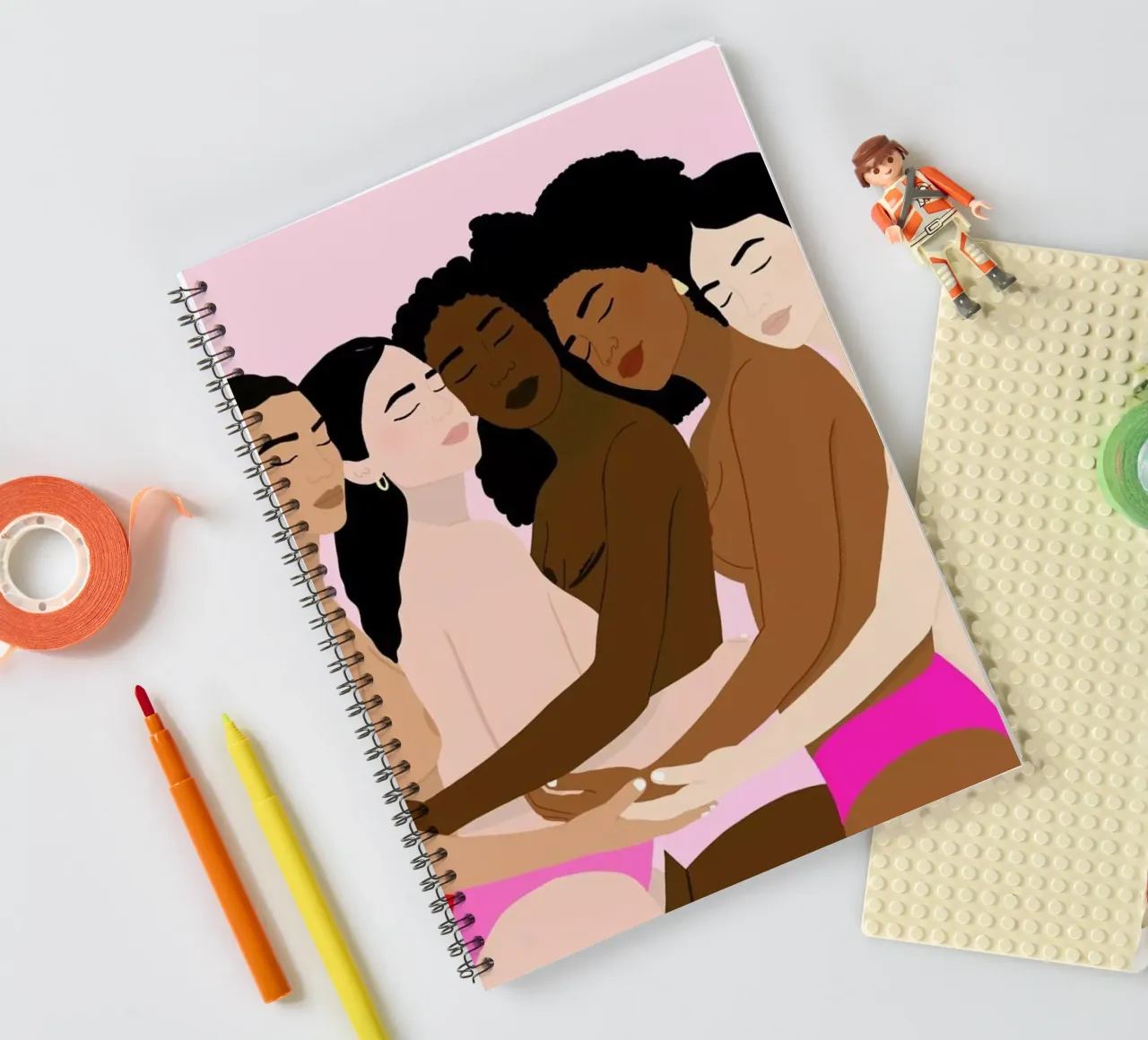 Unity Version 2 spiral notebook by Céleste Wallaert