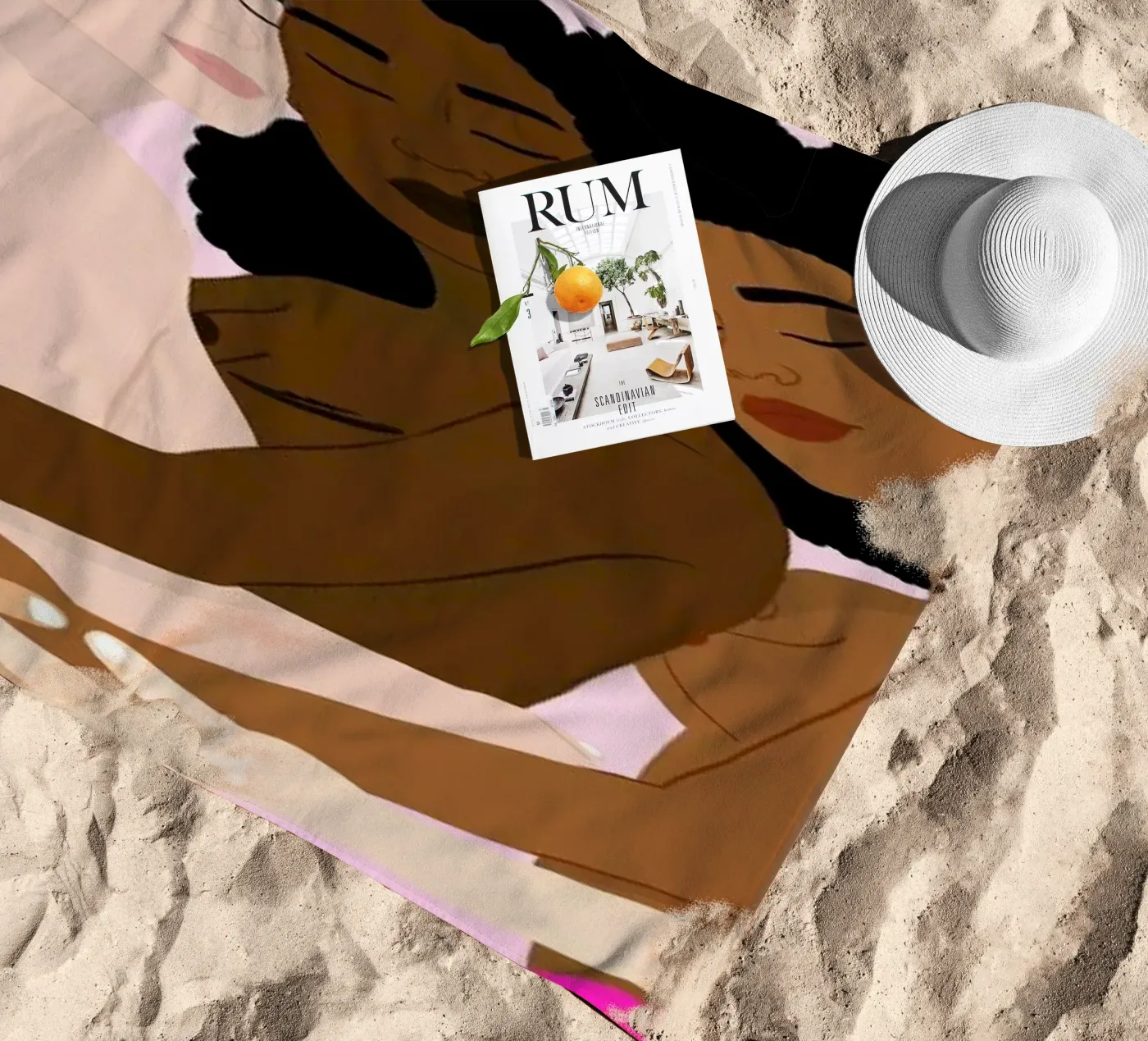 Unity Version 2 Strandtuch von Céleste Wallaert