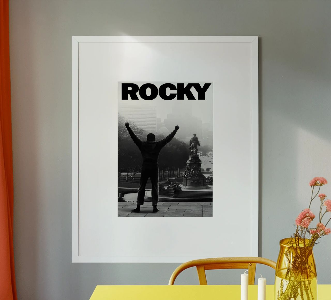 Rocky Balboa Vintage Retro Photography Art poster de kembangross