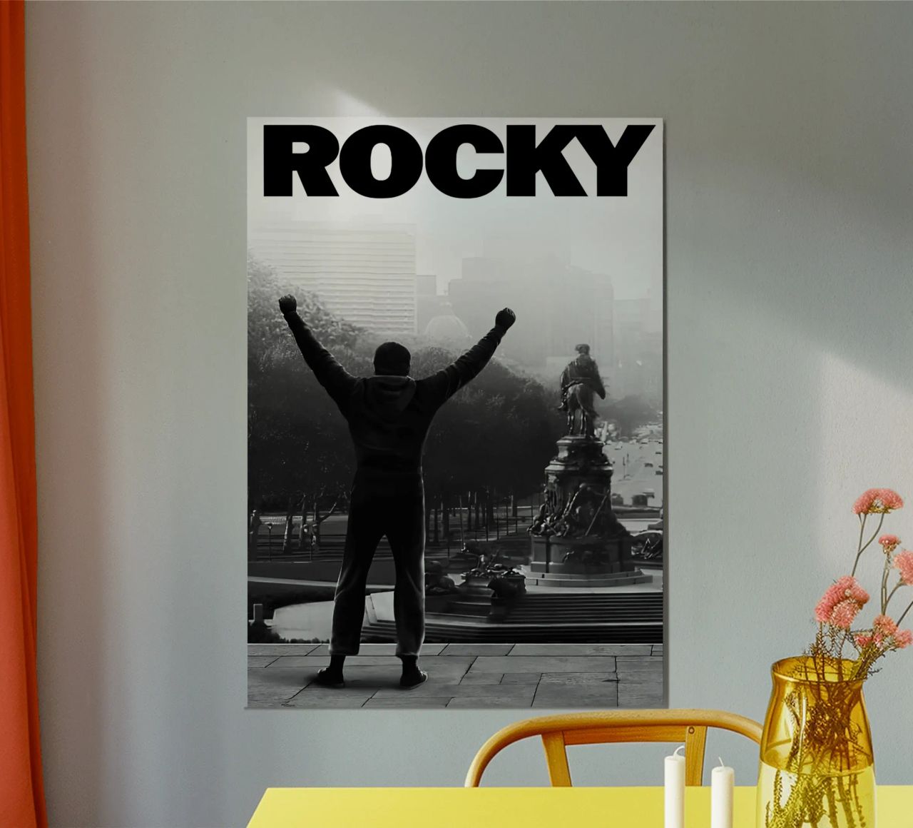 Rocky Balboa Vintage Retro Photography Art poster de kembangross