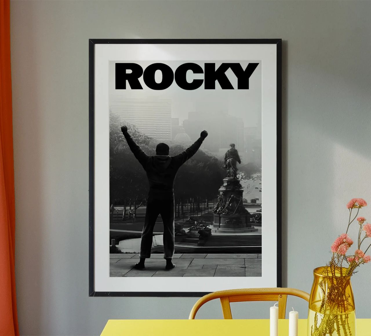 Rocky Balboa Vintage Retro Photography Art poster de kembangross